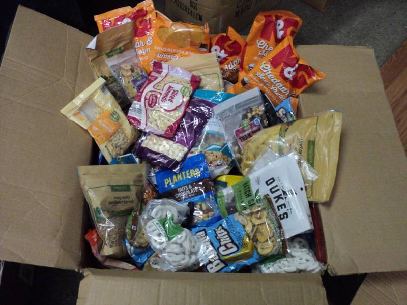Box of Assorted Trail Mix, seeds an...
