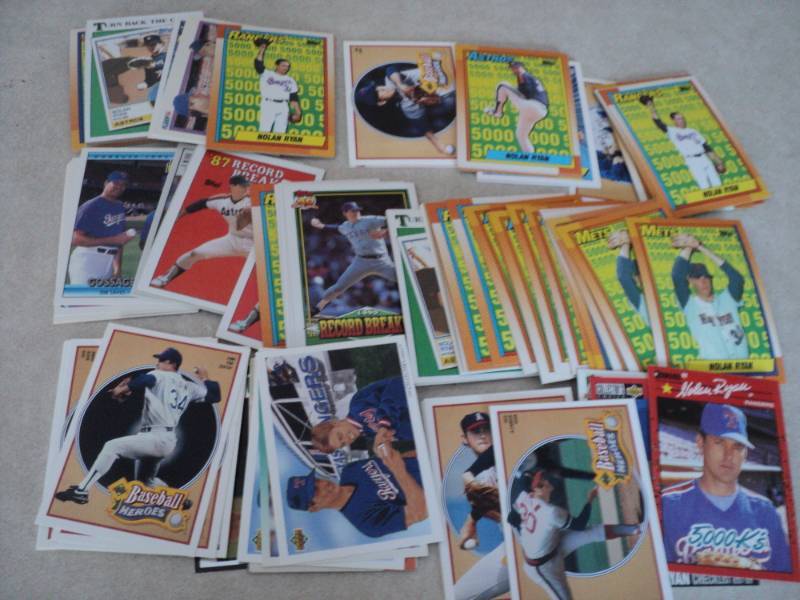 100 Nolan Ryan Cards...