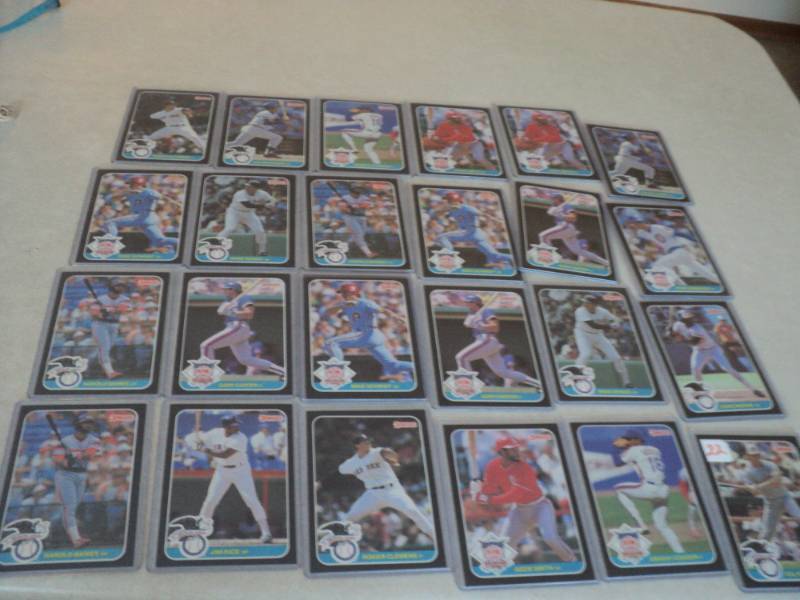 25 1987 Donruss All-Star Cards...