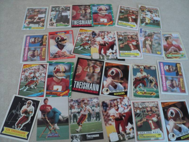 25 Joe Theismann Cards...