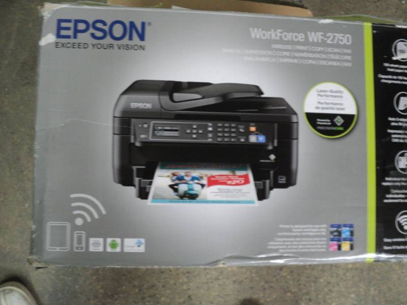 Epson Workforce WF-2750 Untested o...