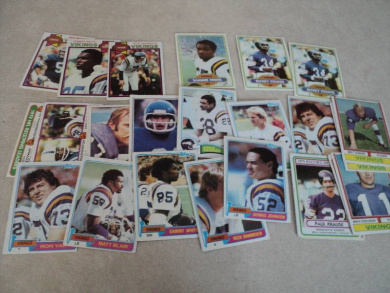 1970s Minnesota Vikings Cards...