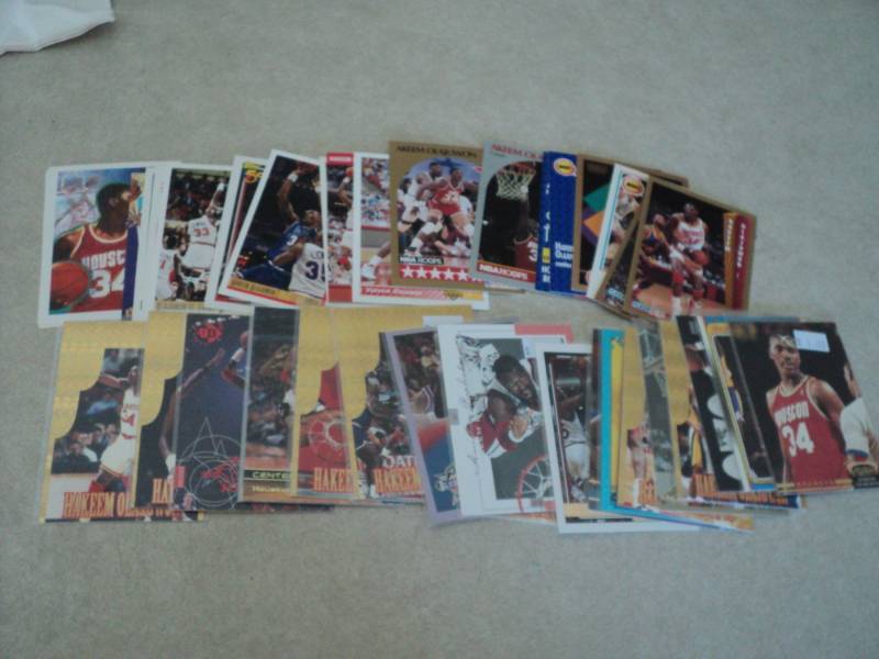 40 Hakeem Olajuwon Cards...