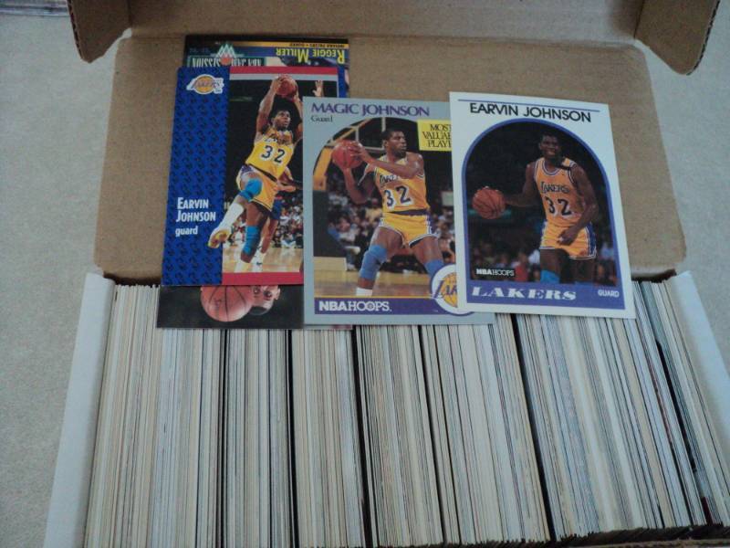 Box of Basketball Star Cards...