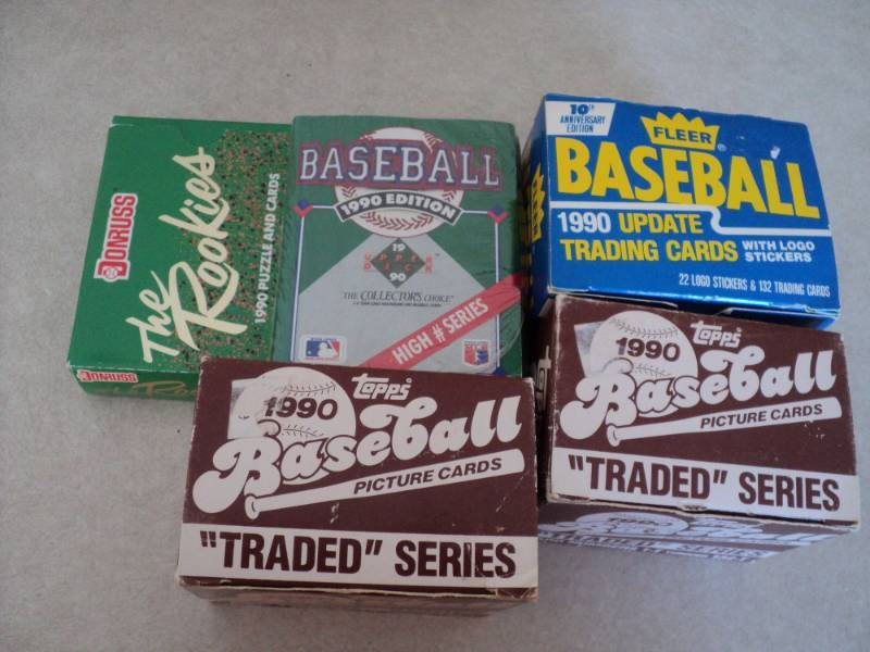 5 1990 Baseball Update Set...