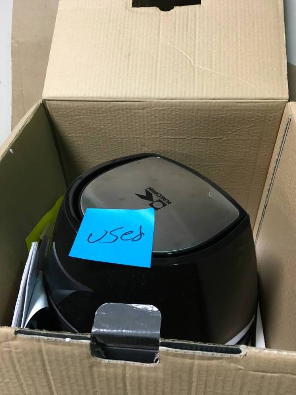 lot 49 image: KALORIK 3.2 Qt. Digital Display Air Fryer in Black USED in good condition