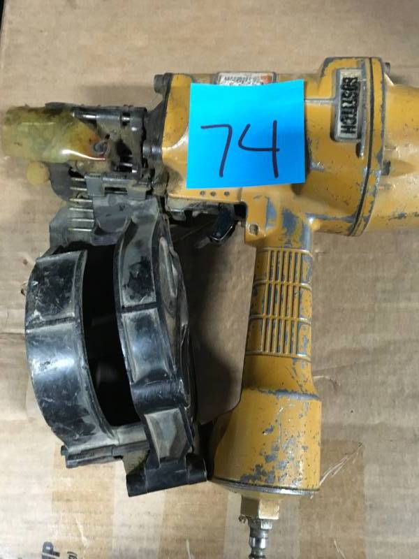 lot 74 image: BOSTITCH N80 PNEUMATIC FRAMING NAILER USED in working condition