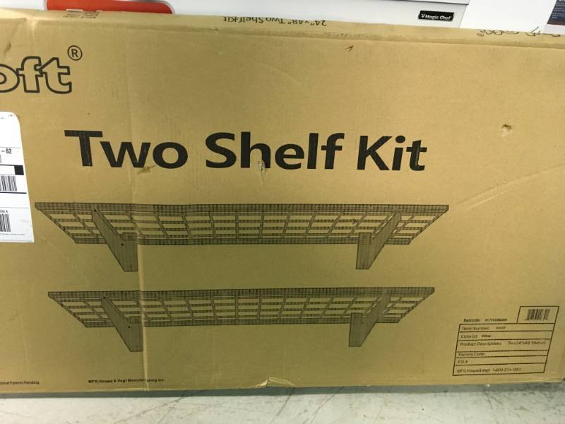 lot 50 image: 48 in. x 24 in. Wall Storage System not used