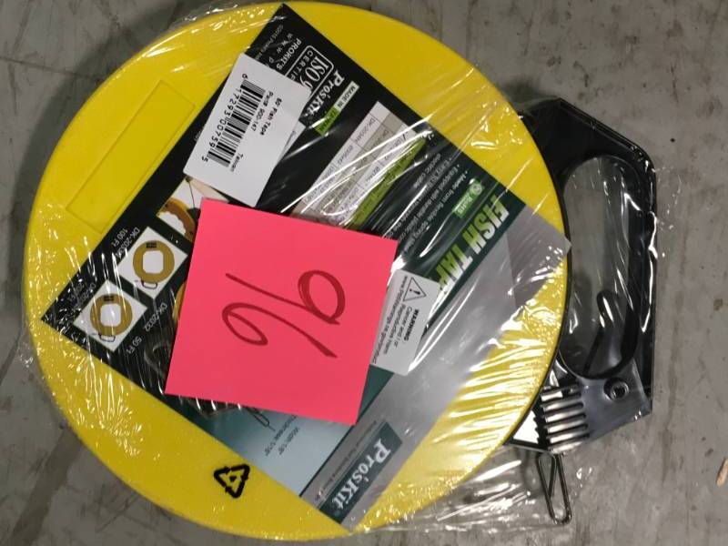 lot 96 image: 50 ft. Fish Tape open box in like new condition