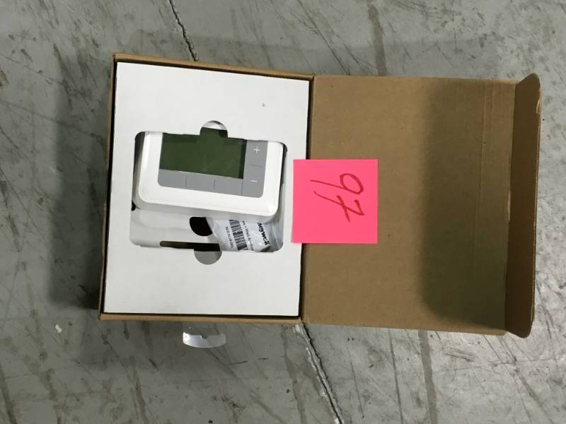 lot 97 image: Honeywell Wi-Fi 7 - Day Programmable Thermostat  Free App open box in like new condition