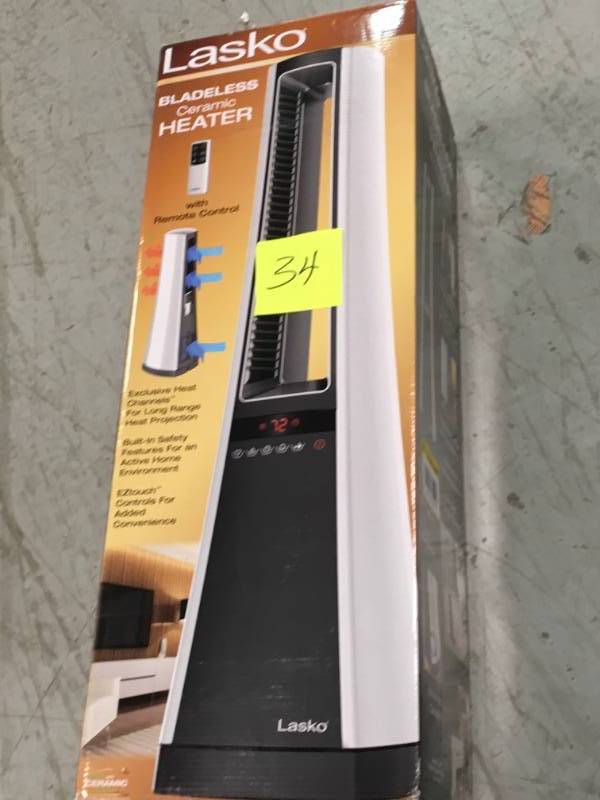 Lasko Bladeless Ceramic Heater  not used