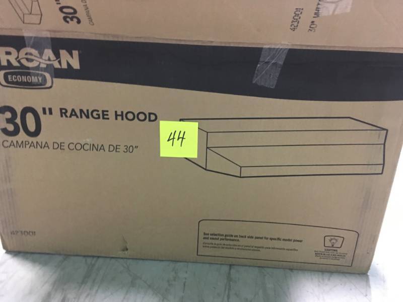 Broan 42000 Series 30 in. Under Cabinet Range Hood with Light in White not used