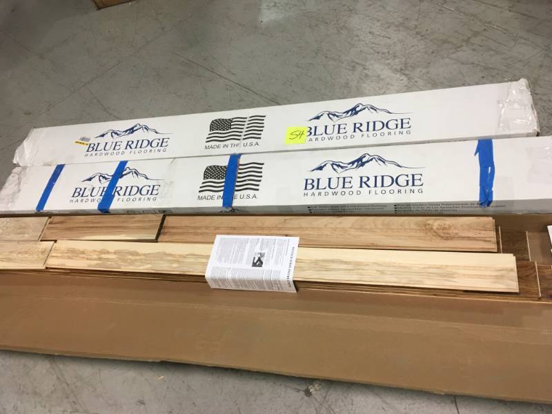 Blue Ridge Hardwood Flooring Hickory Vintage Barrel Hand Sculpted 34 in. T x 4 in. W x Random Length Solid Hardwood Flooring (16 sq. ft.  case) 3 CASES not used