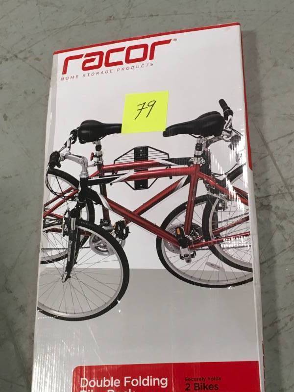 Racor 2-Bike Folding Storage Rack not used