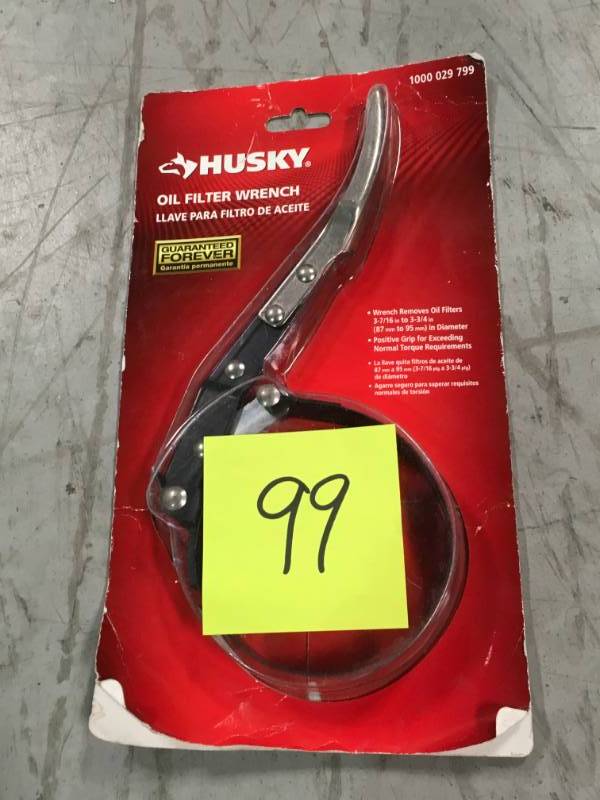 Husky Oil Filter Wrench in like new condition
