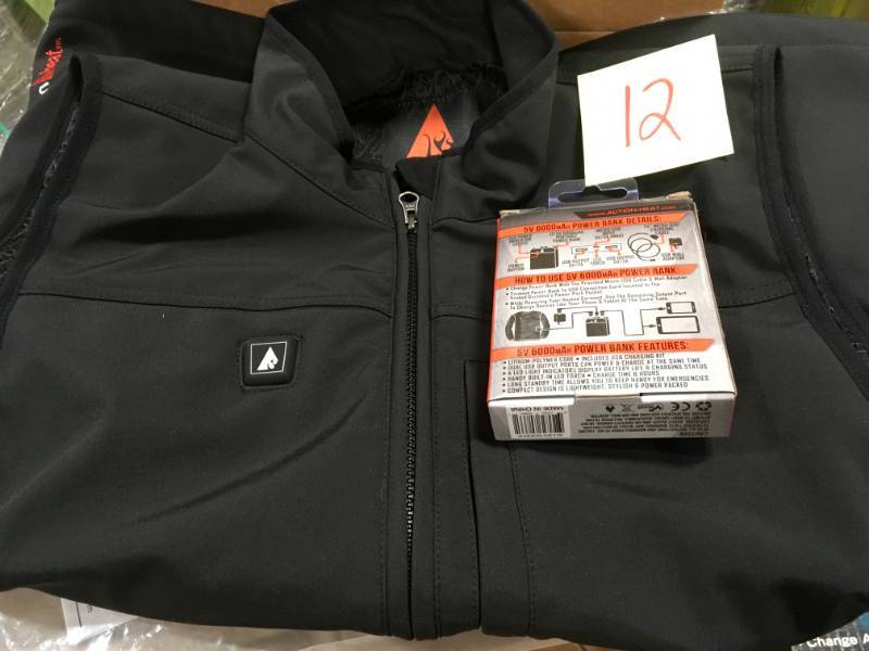 lot 12 image: ActionHeat 5V Battery Heated Softshell Vest Womens XLARGE open box in like new condition