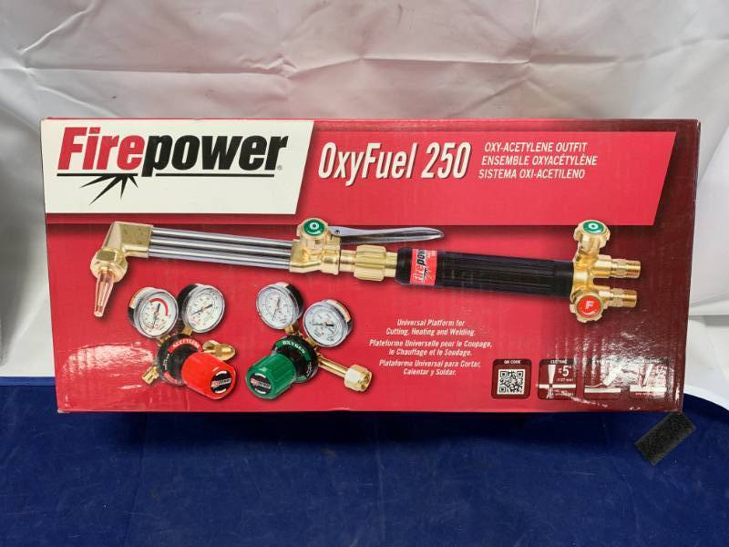 lot 2 image: Firepower Oxyfuel 250 Oxy-Acetylene Welding Torch Kit