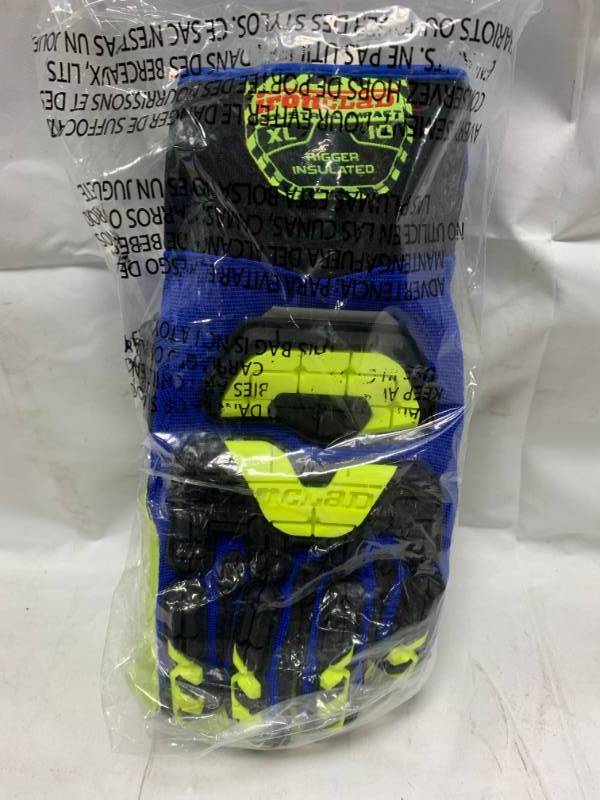 lot 27 image: Mens XL Ironclad Insulated Rigger Gloves