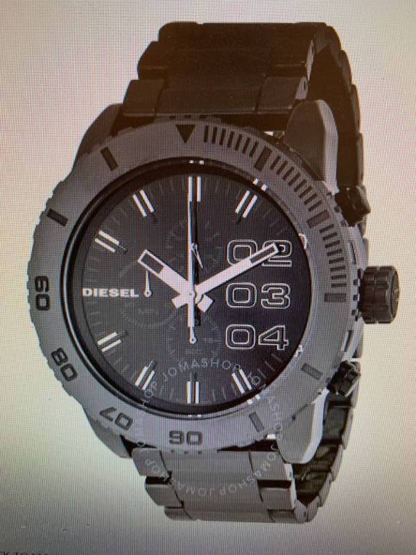 lot 42 image: Brand New Diesel Mens Blackout Watch  $199 Online