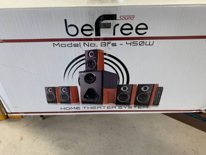 lot 65 image: Be Free Luxury 5.1 Surround Sound Stereo System