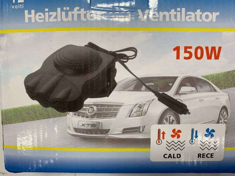 lot 75 image: 12 Volt Vehicle Heater Fan