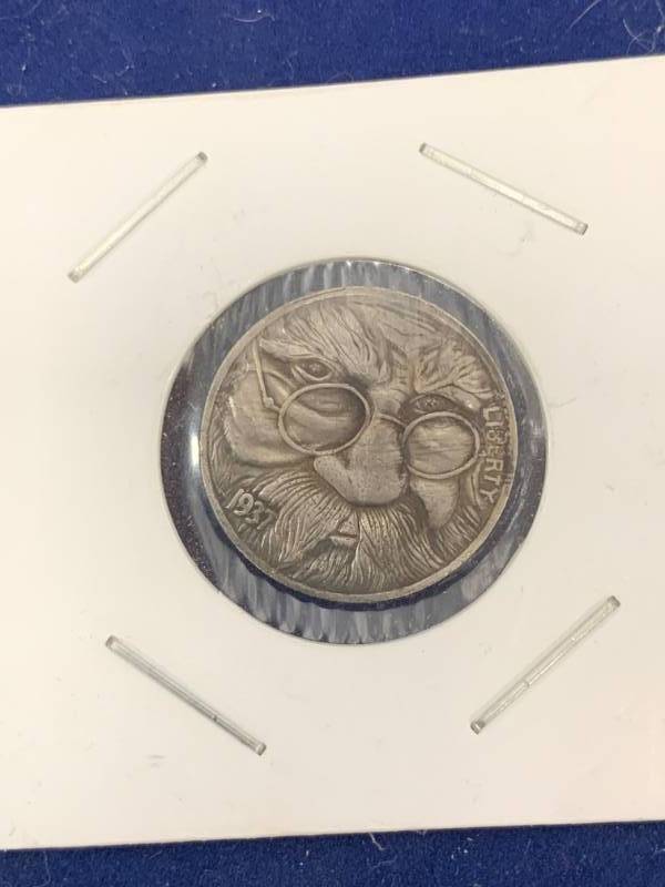 lot 86 image: Hobo Christmas Buffalo Nickel