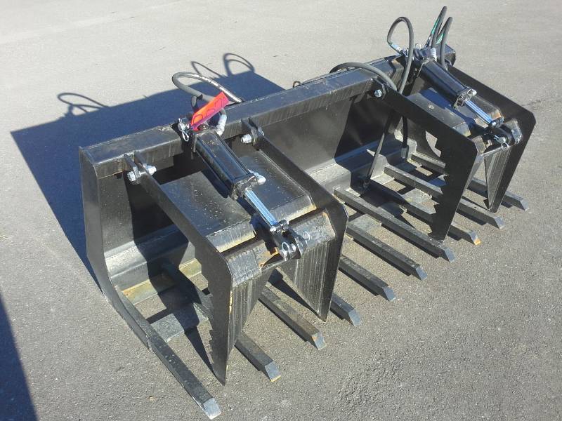 72 Double Grapple Bucket (Skid Steer Attachment)
