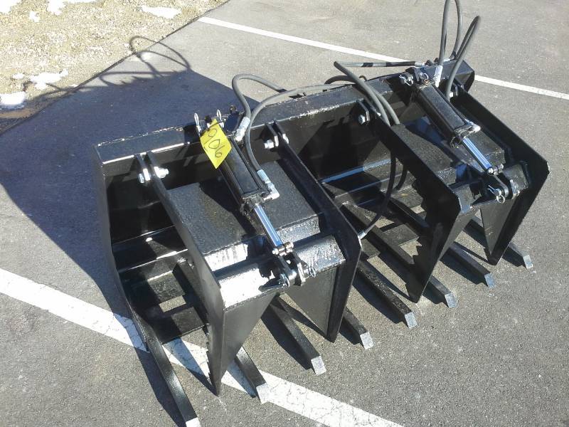 60 Double Grapple Bucket (Skidsteer Attachment)