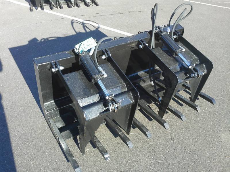 60 Double Grapple Bucket (Skidsteer Attachment)