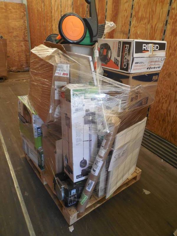 PALLET LOT OF GENERAL MERCHANDISE AND HOME GOODS