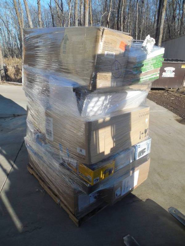 PALLET LOT OF GENERAL MERCHANDISE AND HOME GOODS
