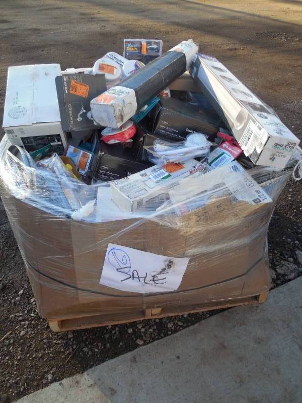 PALLET LOT OF GENERAL MERCHANDISE AND HOME GOODS