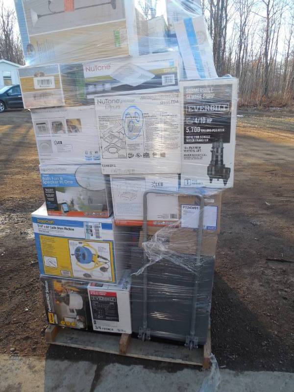 PALLET LOT OF GENERAL MERCHANDISE AND TOOLS
