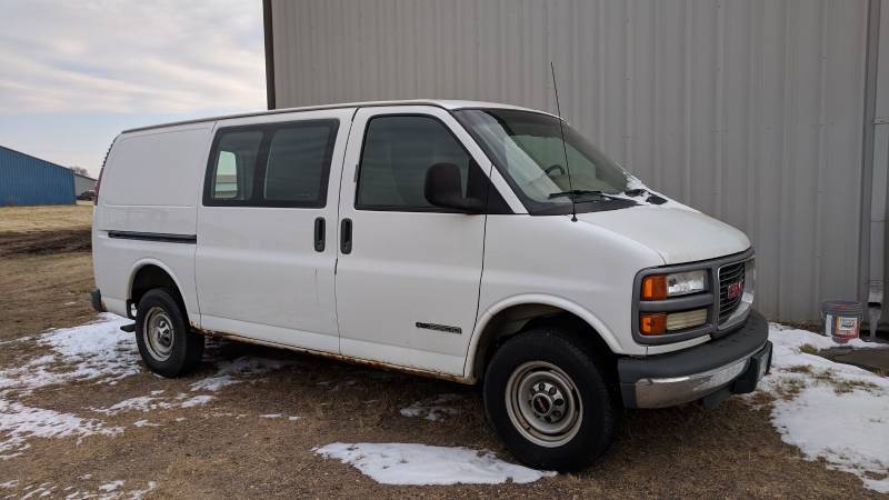 2002 gmc savana cargo sales van