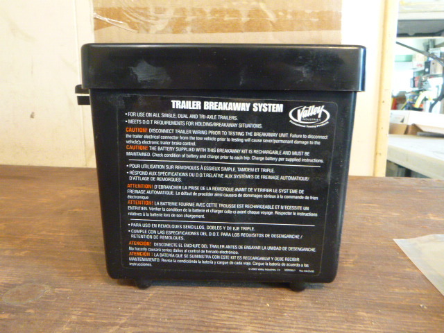 lot 29 image: NEW Valley Trailer Breakaway System Case