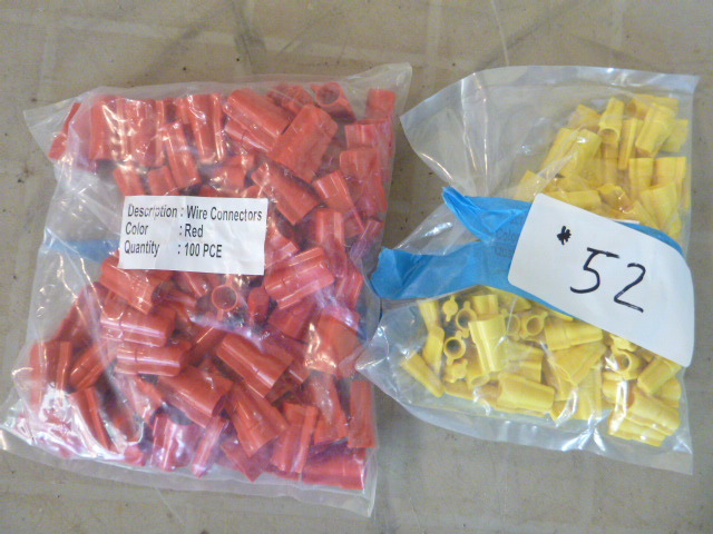 lot 52 image: 2 Bags of Wire Connectors