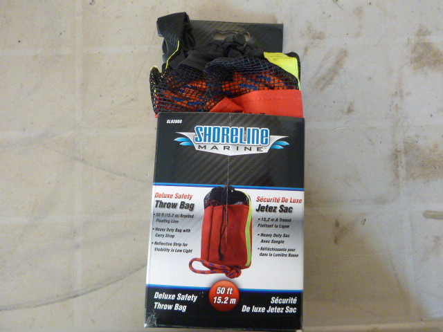 lot 65 image: NEW Shoreline Deluxe Safety Throw Bag