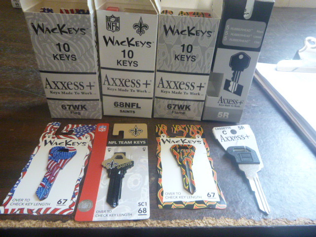lot 130 image: 4 Boxes of Key Blanks