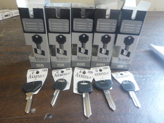 lot 131 image: 5 Boxes of Key Blanks