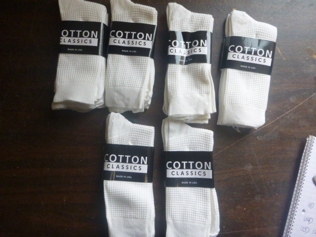 lot 135 image: 6 Packs of Cotton Classic Socks