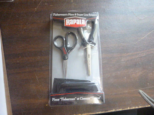 lot 157 image: Rapala Fishermans Pliers and Super Line Scissors