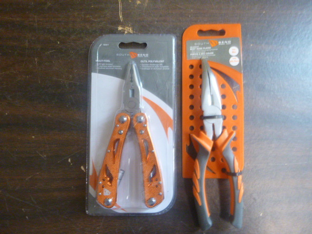 lot 163 image: South Bend Multi-Tool and Bent Nose Pliers
