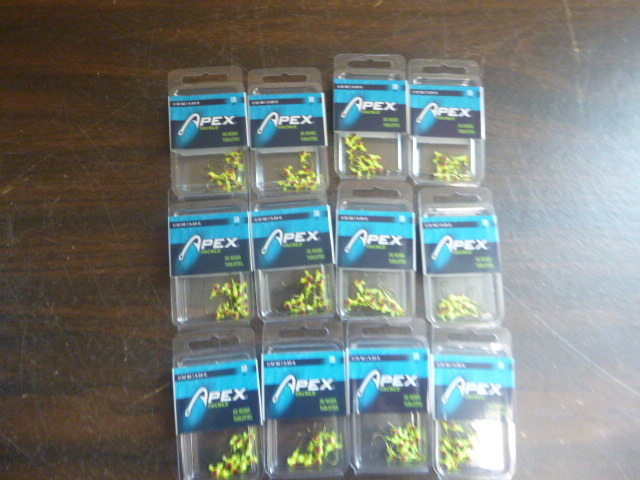 lot 176 image: 12 Packs of Apex Tackle Jig Heads