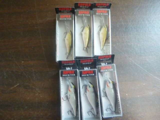 lot 180 image: 6 Rapala Fishing Tackle