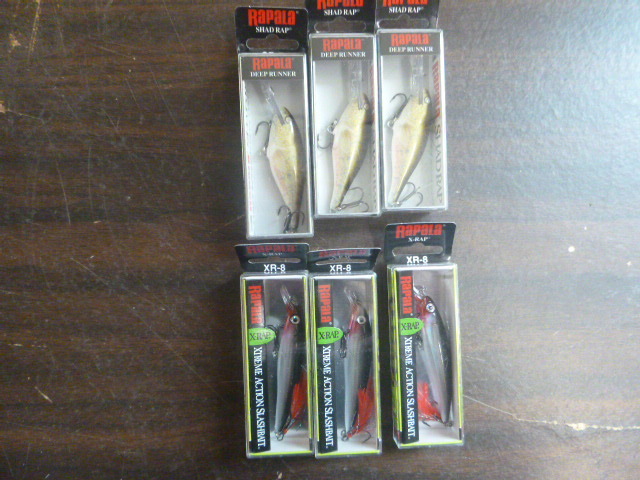 lot 181 image: 6 Rapala Fishing Tackle