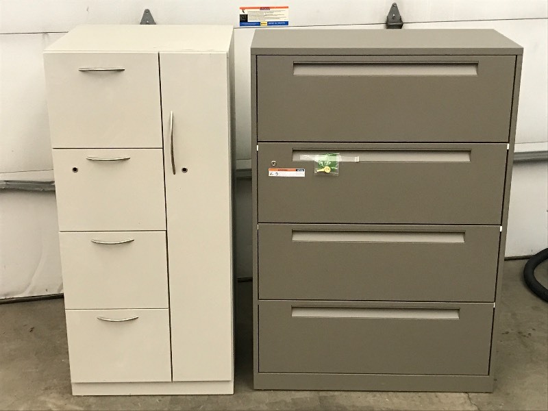 lot 5 image: Lot Of (2) File Cabinets
