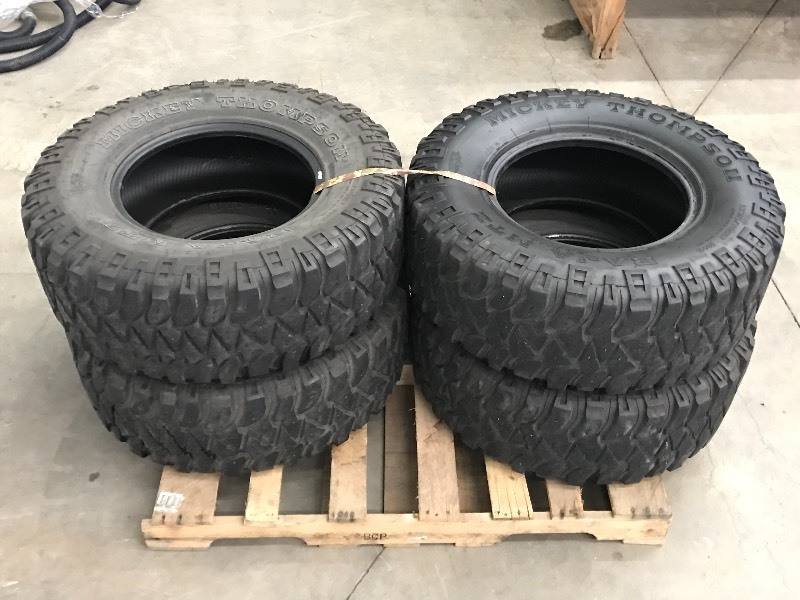 lot 16 image: (4) Mickey Thompson Truck Tires