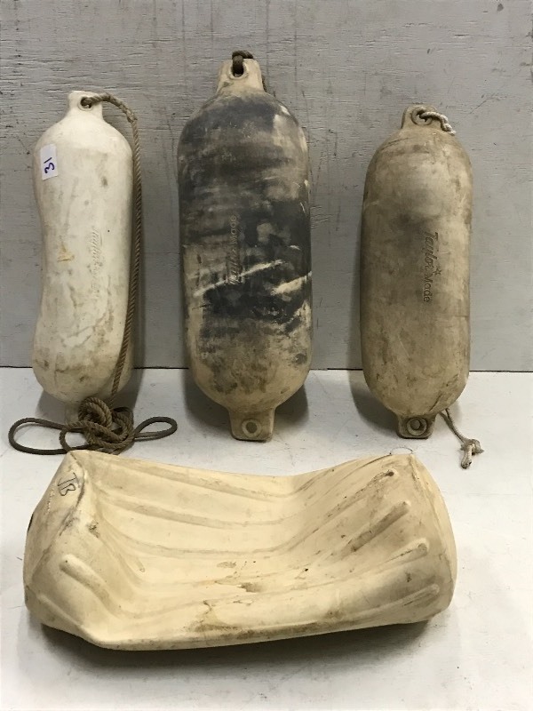 lot 31 image: (4) Marine Bumper Bouys