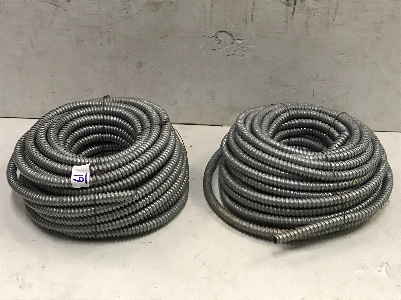 lot 61 image: (2) Spools Of Flexible Conduit