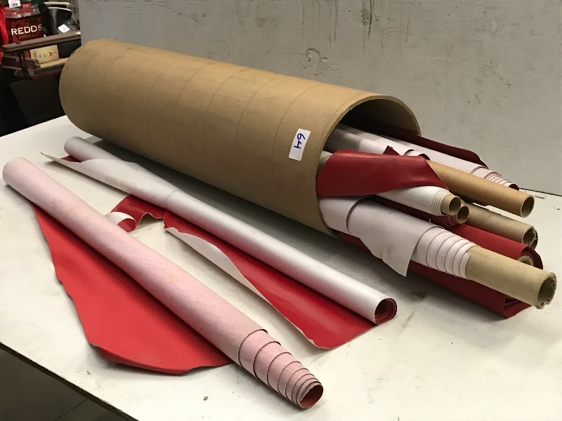 lot 64 image: Rolls Of Vinyl Material